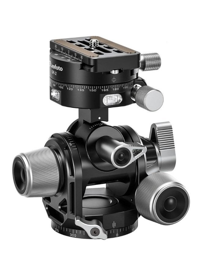 Leofoto Leofoto G4 PRO Geared Ball Head Gear Panoramic Seat Clamp Millimeter Scale Architectural Scene Photography 4D Tripod Head Gear  - Image 1