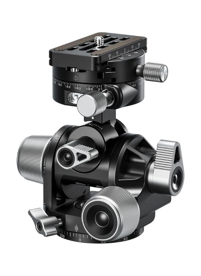 Leofoto Leofoto G4 PRO Geared Ball Head Gear Panoramic Seat Clamp Millimeter Scale Architectural Scene Photography 4D Tripod Head Gear  - Image 2