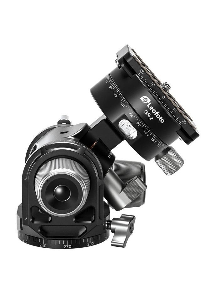 Leofoto Leofoto G4 PRO Geared Ball Head Gear Panoramic Seat Clamp Millimeter Scale Architectural Scene Photography 4D Tripod Head Gear  - Image 3