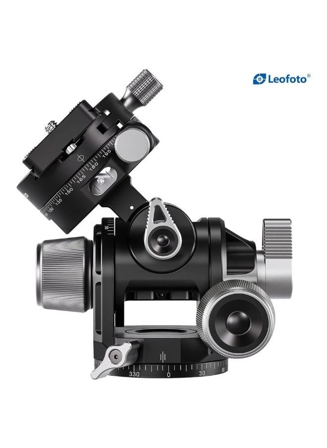 Leofoto Leofoto G4 PRO Geared Ball Head Gear Panoramic Seat Clamp Millimeter Scale Architectural Scene Photography 4D Tripod Head Gear  - Image 4