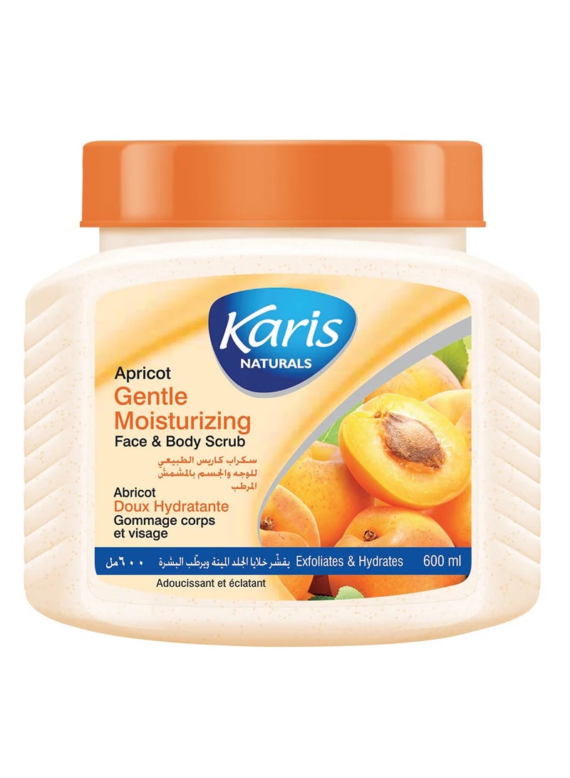 Karis Apricot Gentle Moisturizing Face & Body Scrub 600Ml