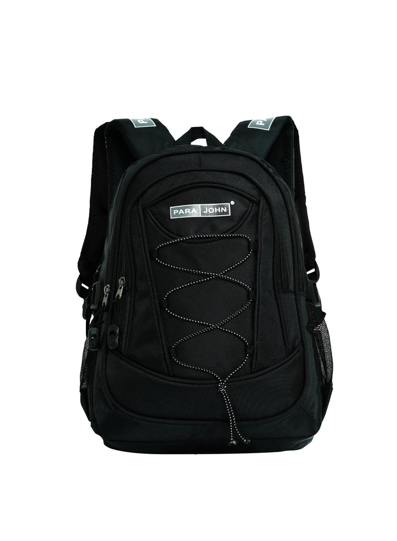 PARAJOHN Classic Students School Backpack Black - Image 1
