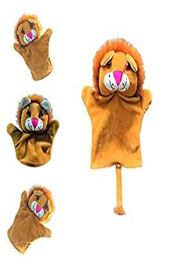 VARUSH Lion Hand Puppet - Wild Animals & Birds Storytelling Toy for Kids | Educational Finger & Hand Puppet for Learning, Play, Imaginative Fun, Gift for Toddlers & Children (Lion) - Image 1