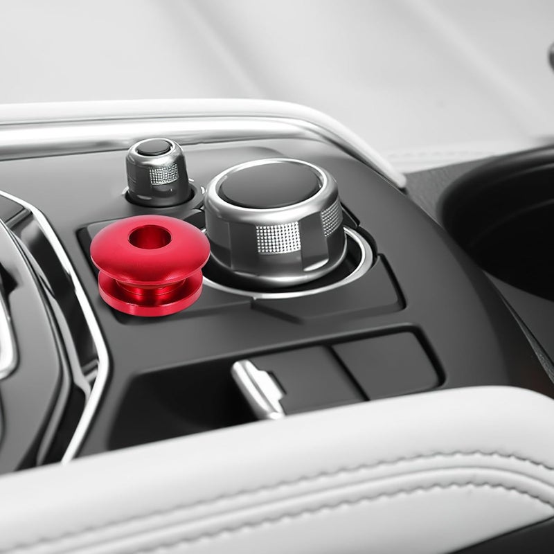 Car Shift Knob Boot Retainer and Limiter with Red Mount, Manual Gear Shifter Stopper Adapter Buckle for Automotive Interior Accessories - Image 5
