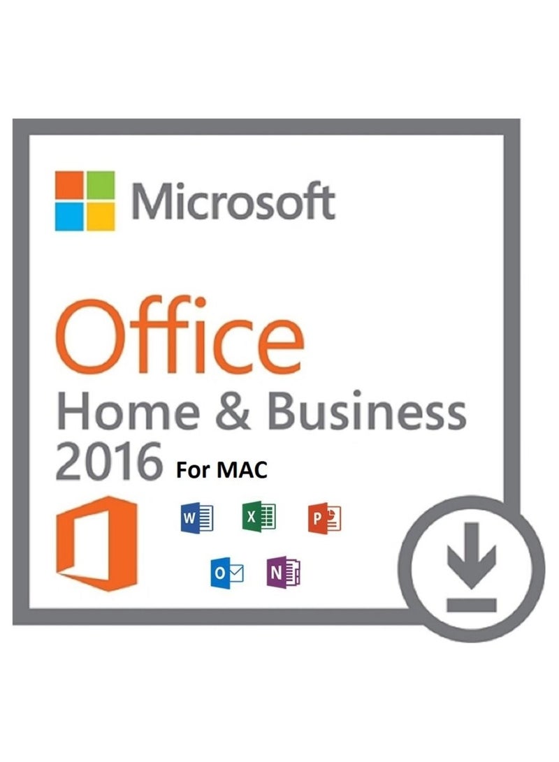 Office 2016 Home and Business Lifetime Subscription for Mac