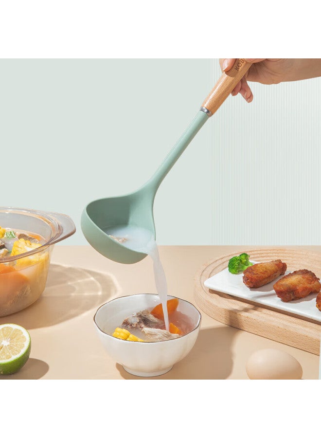 KBH Kangbahe Silicone Spatula And Ladle Set, Heat-resistant Non-stick Cooking Utensils For Kitchen, 2-piece Set - Image 2