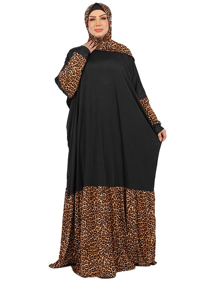 زمرد ثوب صلاة چيرسيه سعودي عملي مع غطاء الرأس من زمرد فاشون  - Image 2
