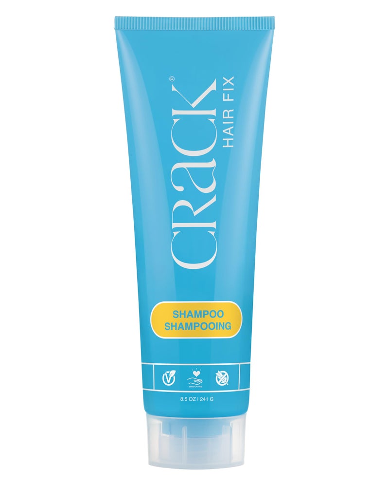 Crack HAIR FIX Shampoo with Twist Bottle | Moisturizing & Strengthening Sulfate-Free Formula | Protects Against Dryness, Reduces Breakage & Restores Shine | 8.5 Oz / 241 G - Image 1