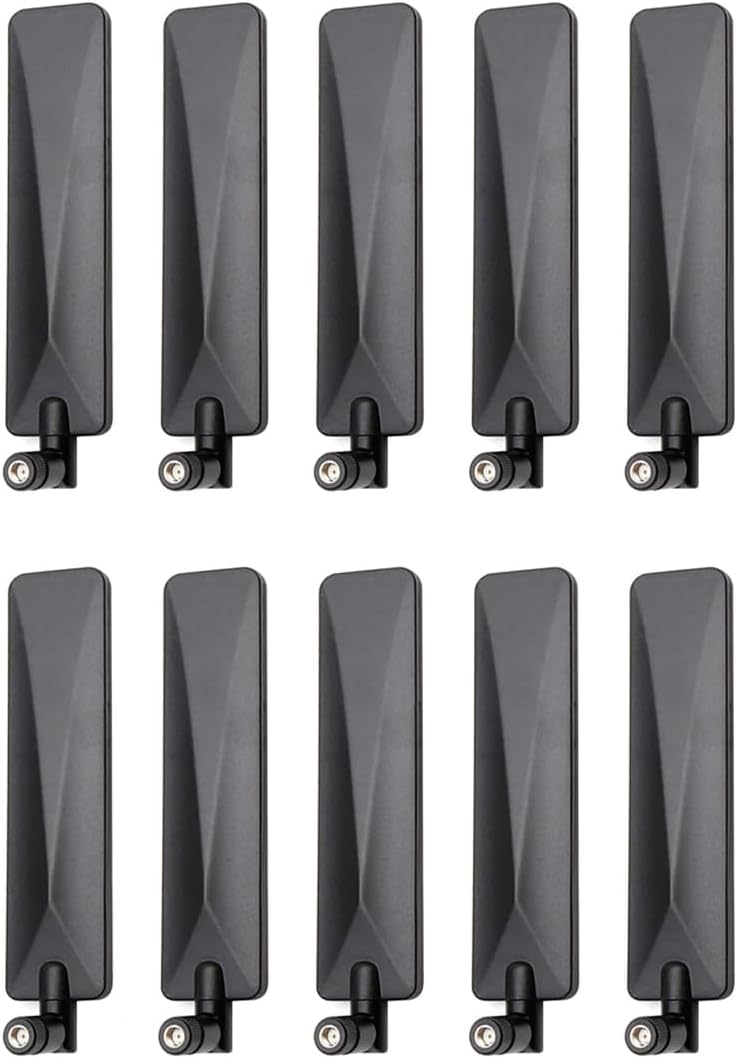 BINGFU 4G LTE Cellular Antenna RP-SMA Male 9dBi 10-Pack for Trail Game Camera, Wireless Router - Compatible with Spypoint, Stealth Cam, Cuddeback Trail Cam & Security Camera - Image 1