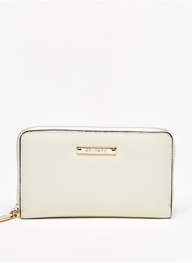 سيليست Women Textured Zip Around Wallet