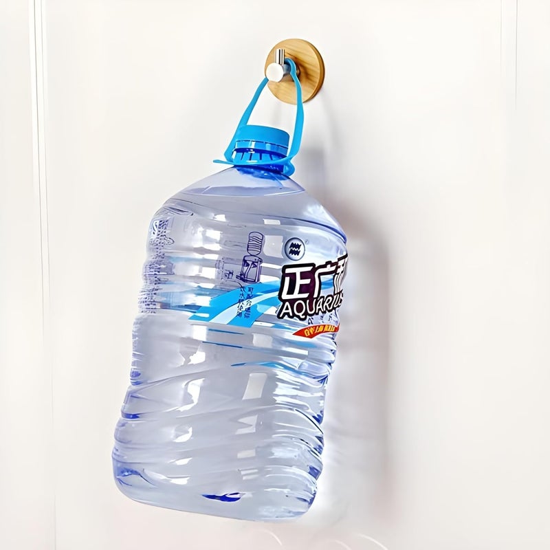 Boniry 4 PCS Wooden Wall Hanging Hook, Wall Heavy Duty Home Decor Items, Best Use for Bathroom Essential and Kitchen Accessories Items, Bath Towel Hook - Image 5