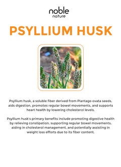 noble nature Natural Psyllium Husk Powder-200g, Isabgol, Supports Digestive Health  - Image 4