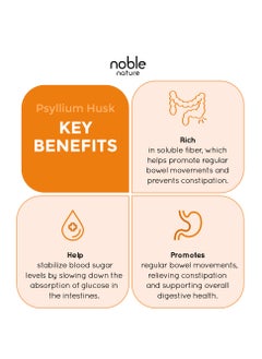noble nature Natural Psyllium Husk Powder-200g, Isabgol, Supports Digestive Health  - Image 5