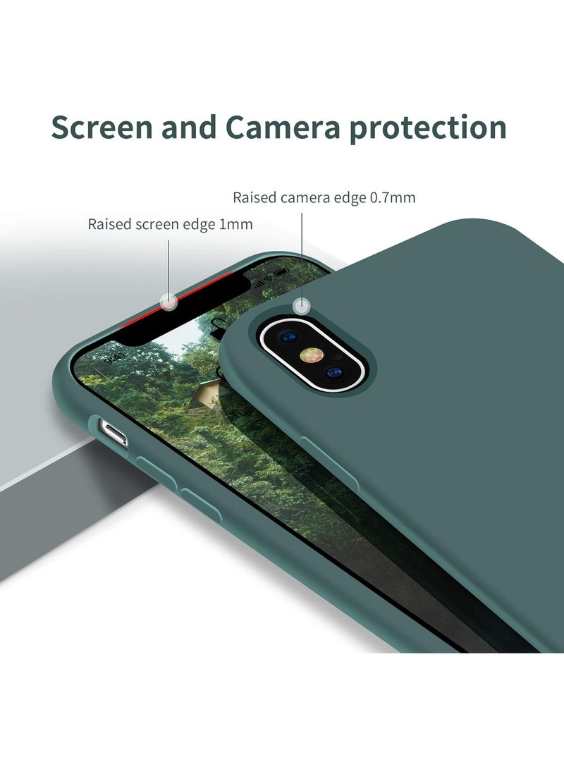 DUSALA iPhone XS Max Case, Liquid Silicone Phone Case for iPhone XS Max 6.8 Inch, Colorful Silky-Soft Protective Cover (Green) - Image 5