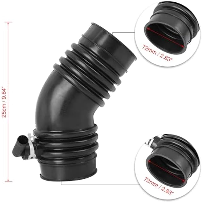 CHEFRU Air Intake Tube Hose Compatible With Toyota For 4Runner For Pickup V6 1989 1990 1991 1992 1993 1994 1995 Car Air Intake Hose Tube 17881-65011 17881-65020 - Image 2