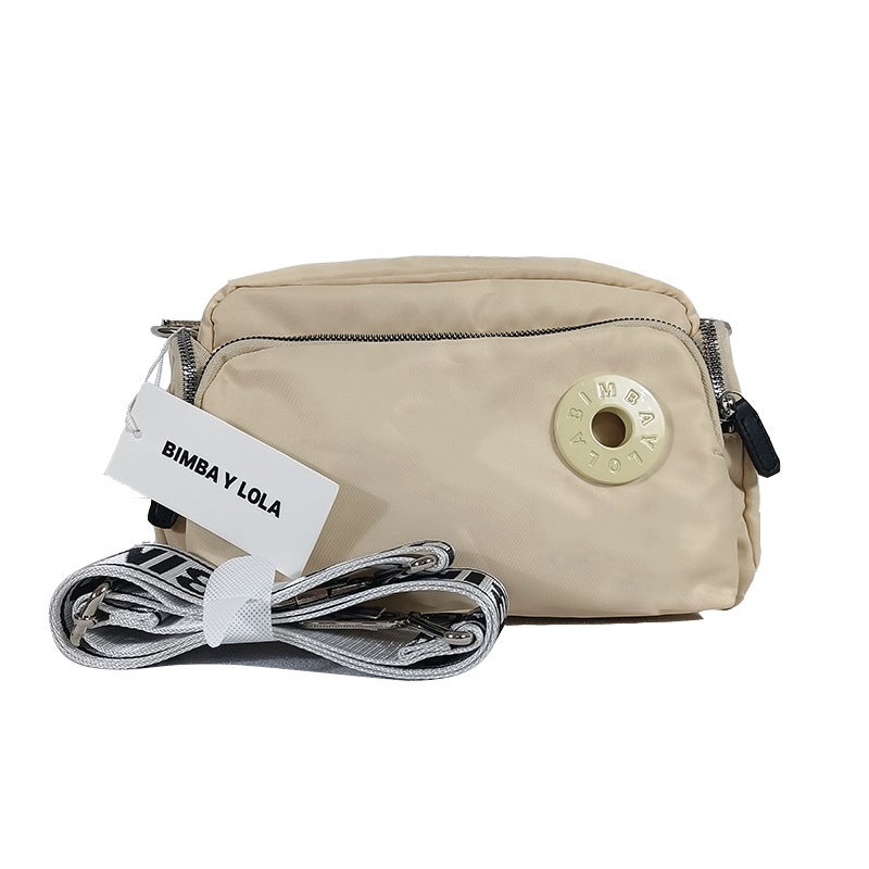 Factory Direct Sales Spanish Bimba Y Lola New Shoulder Bag Round Logo Crossbody Bag Women''s Pure Color Bag - Image 3