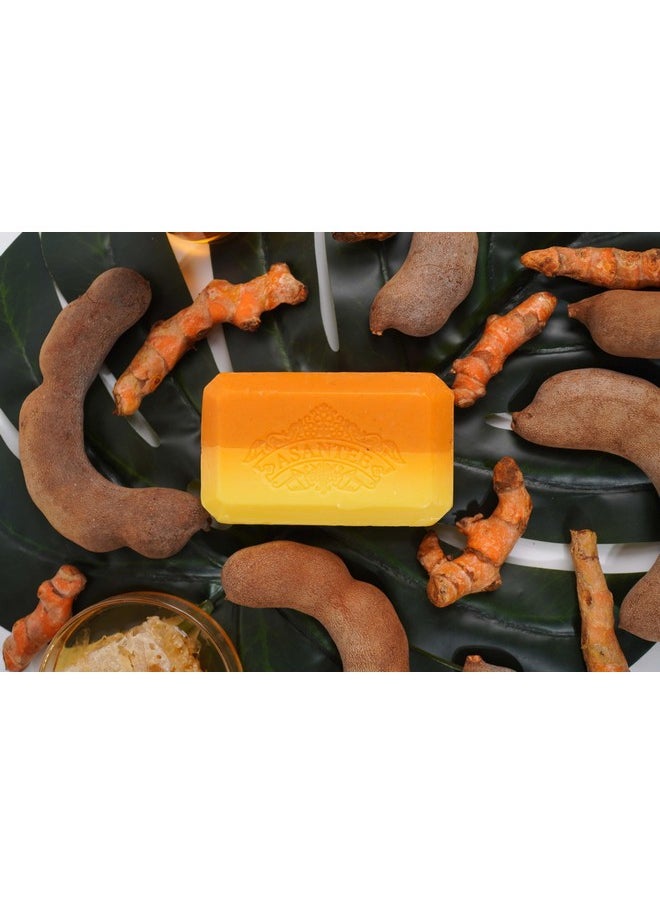 Asantee - Tamarind And Turmeric With Honey Cleansing Soap (Pack Of 3) - Image 1