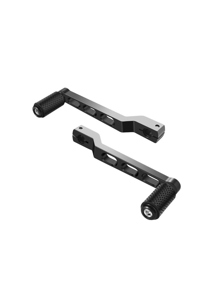 HEYOMOTOR Motorcycle Heel Toe Shift Lever Brake Pedals Shift Peg for Harley Davidson Softail Touring Road Glide Street Glide Levers Road King Glide Trikes Shifter Levers Black - Image 1