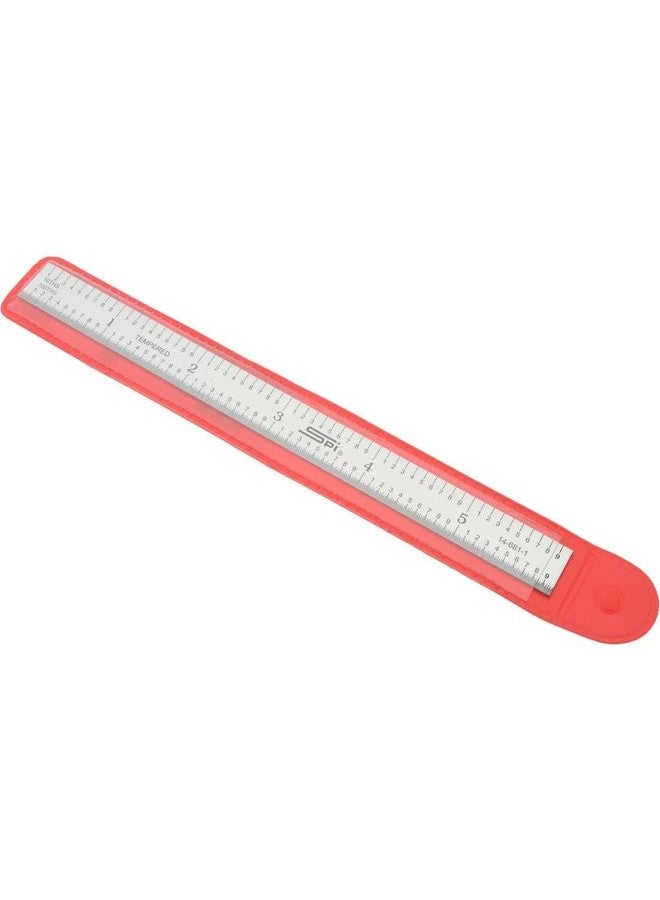 SPI 14-681-1 Flexible Steel Rule: Inch/Metric Graduation, 6 inches (150 mm) - Image 3
