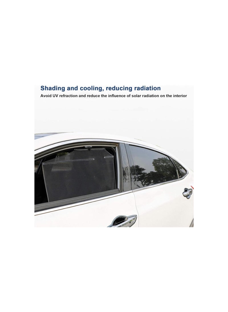Generic - Universal Car Sun Shade Automatic Lifting Telescopic Curtains Keep Cool Suitable for Car Truck SUV(Right front) - Image 1