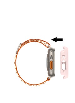 GULFLINK PC Half Case Protector frame Compatible with Apple Watch Series 8 ULTRA 49 mm Pink  - Image 4