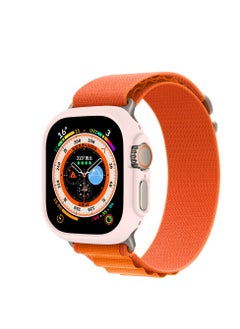 GULFLINK PC Half Case Protector frame Compatible with Apple Watch Series 8 ULTRA 49 mm Pink  - Image 5