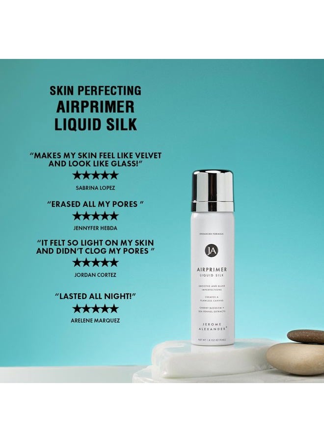 Jerome Alexander MagicMinerals LiquidSilk Air Primer by Jerome Alexander, Spray Formula Smoothes Skin & Minimizes Appearance of Pores for Flawless Makeup Application  - Image 5
