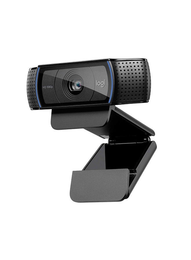 Logitech C920 Pro Stream Webcam, HD 1080p/30fps Hyperfast Streaming, Stereo Audio, light correction, Autofocus, For YouTube, Twitch, XSplit, PC/Mac/Laptop/Macbook/Tablet Black - Image 1