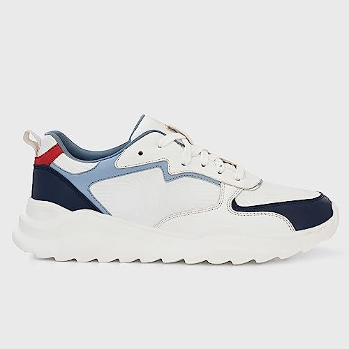 Cruiser Men's Dexter White-Blue Chunky Sneakers_9 UK (2513-2) - Image 5