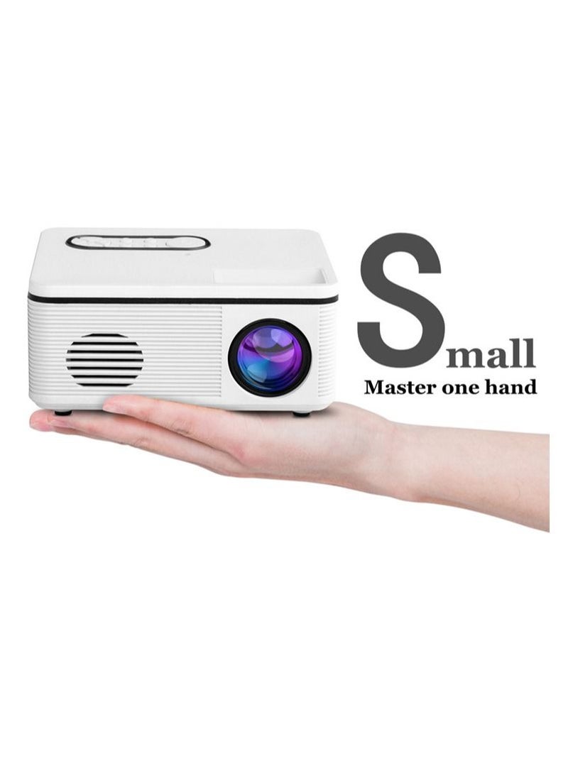 VEIDADZ - S361 Portable Mini LED Projector 320x240 600Lumens Projector Home Media Player Built-in Speaker - Image 1