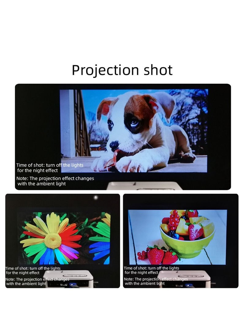 VEIDADZ - S361 Portable Mini LED Projector 320x240 600Lumens Projector Home Media Player Built-in Speaker - Image 1