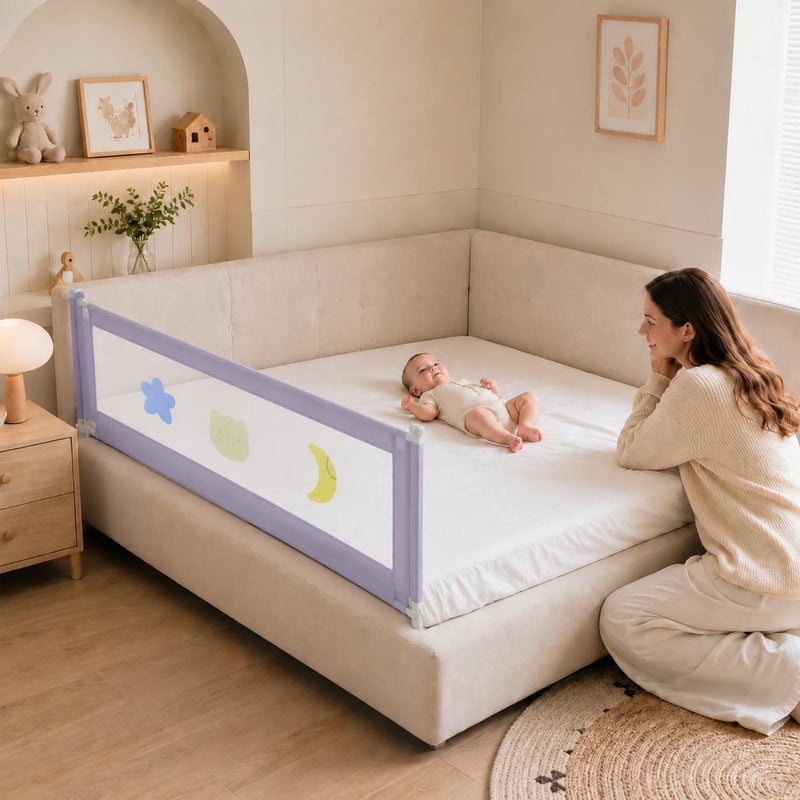 UREVO 1.8m Bed Rail for Toddlers - Adjustable Safety Guardrail for Infants - Image 5
