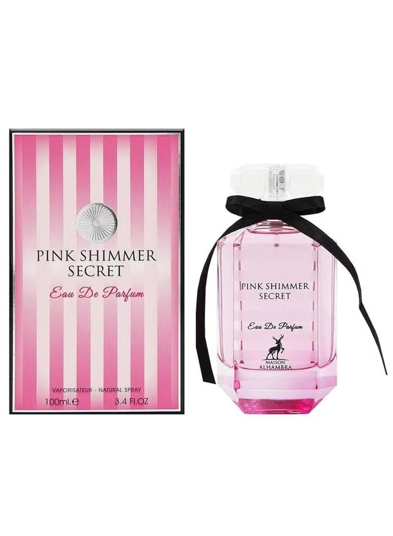 ميزون الهمبرا عطر بينك شيمر سيكريت للنساء - 100 مل (مستوحى من عارضة فيكتوريا سيكريت بومبشيل)