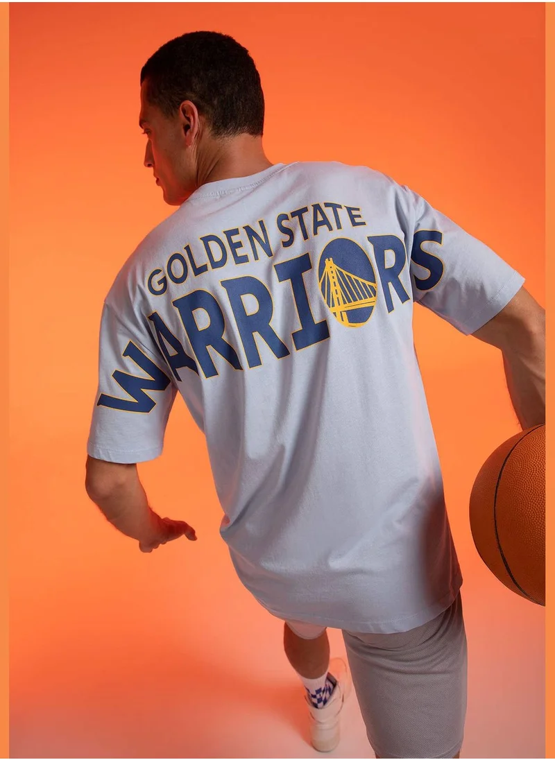 ديفاكتو Man NBA Golden State Warriors Licenced Knitted T-Shirt