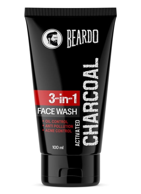 Activated Charcoal Face wash, 100 ml