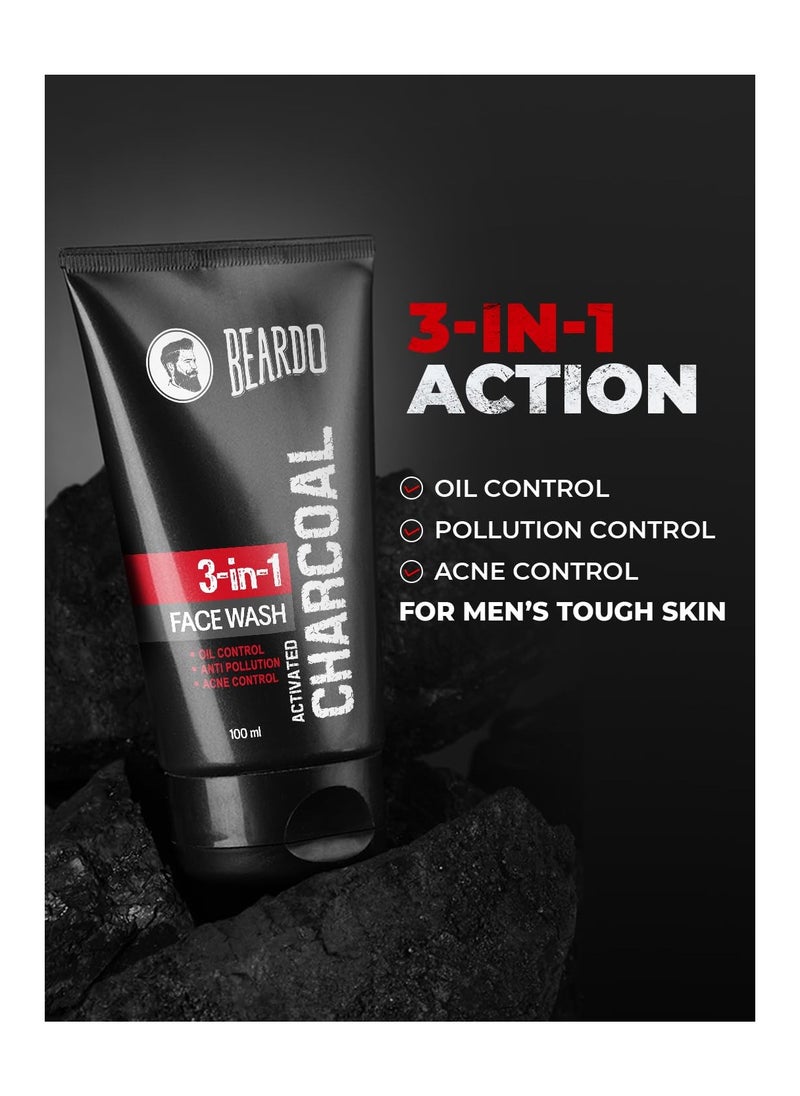 Activated Charcoal Face wash, 100 ml