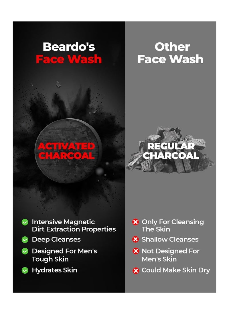 Activated Charcoal Face wash, 100 ml