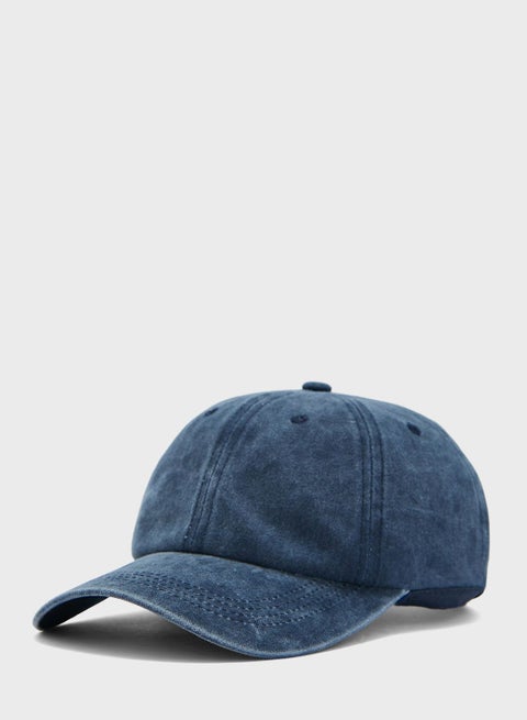 Casual Acid Wash Curve Peak Cap