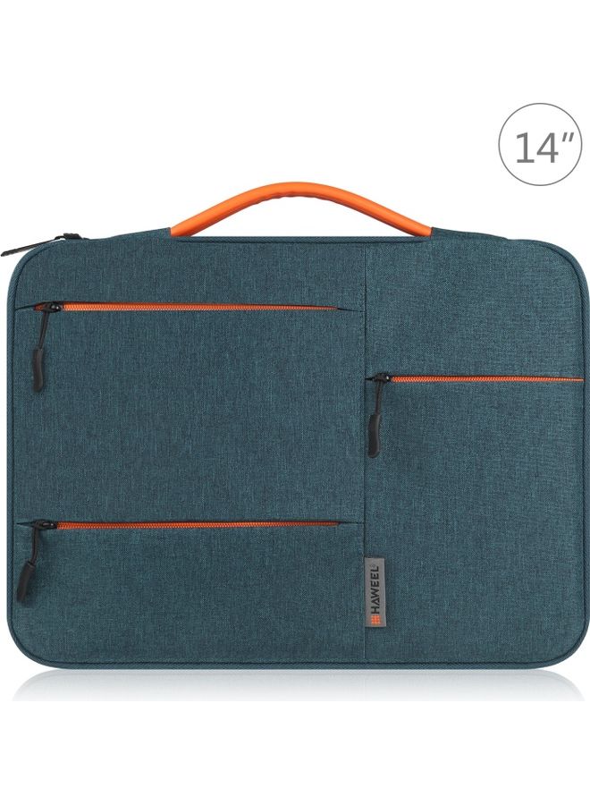 14-Inch Sleeve Case Zipper Laptop Handbag Navy Blue - Image 1
