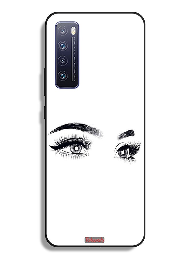 Tolwak غطاء حماية لهاتف هواوي نوفا 7 5G بفن العيون - Image 2