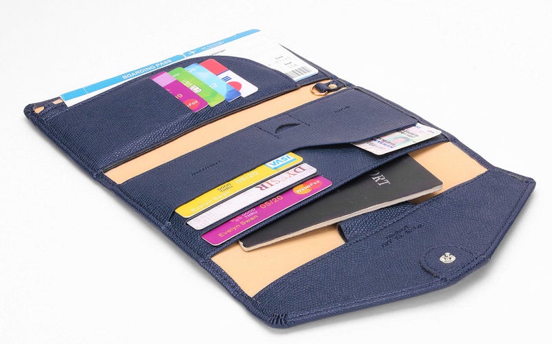 ZOPPEN ZOPPEN Passport Holder for Women Passport Cover Travel Wallet Rfid Blocking Document Organizer Credit Card Holder Ver. 4  - Image 4