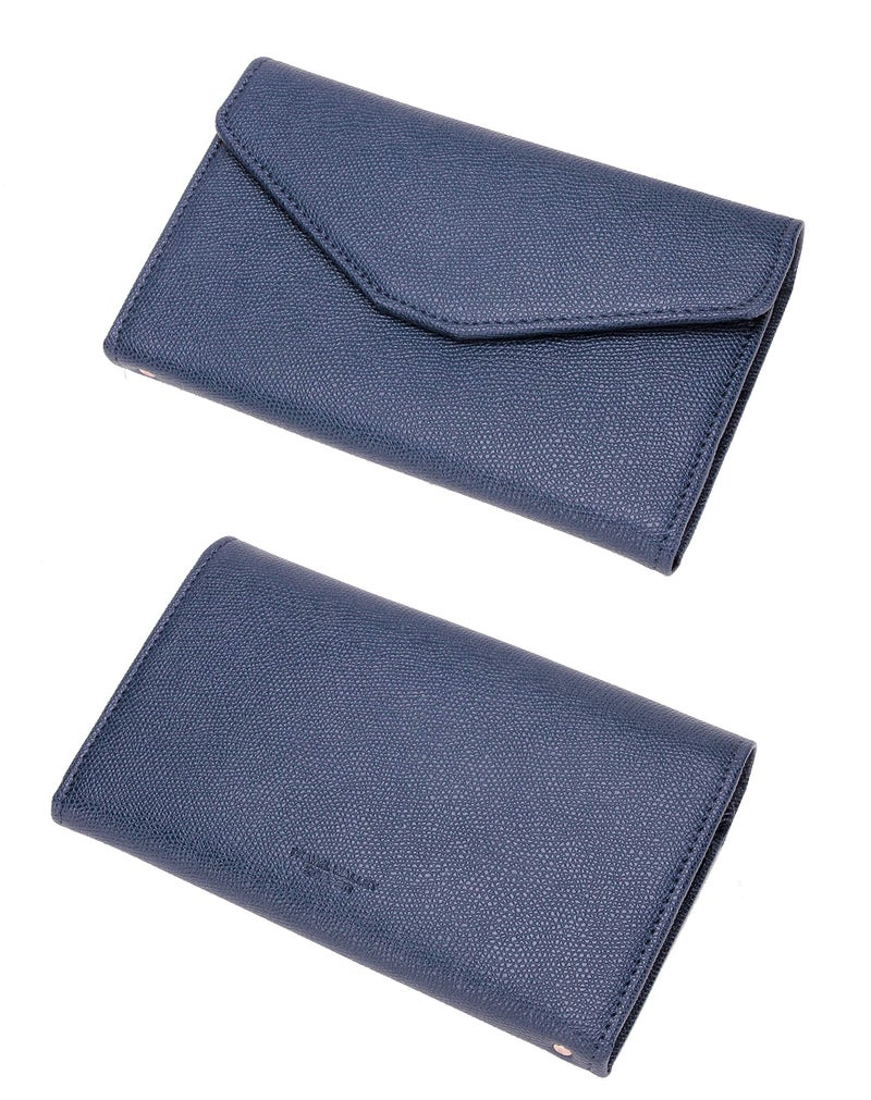 ZOPPEN ZOPPEN Passport Holder for Women Passport Cover Travel Wallet Rfid Blocking Document Organizer Credit Card Holder Ver. 4  - Image 5