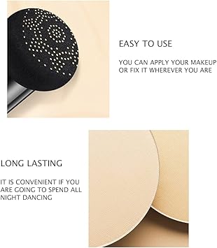 VENZEN Makeup Beauty Cream 3pcs Gift Box Carpet Flowers Colors Ivory White Foundation Powder Moisturizing Concealer Lipstick - Image 4