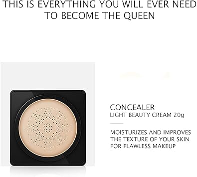 VENZEN Makeup Beauty Cream 3pcs Gift Box Carpet Flowers Colors Ivory White Foundation Powder Moisturizing Concealer Lipstick - Image 5