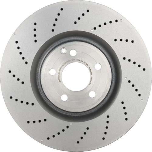Brembo 09.B747.51 UV Coated Front Disc Brake Rotor - Image 3