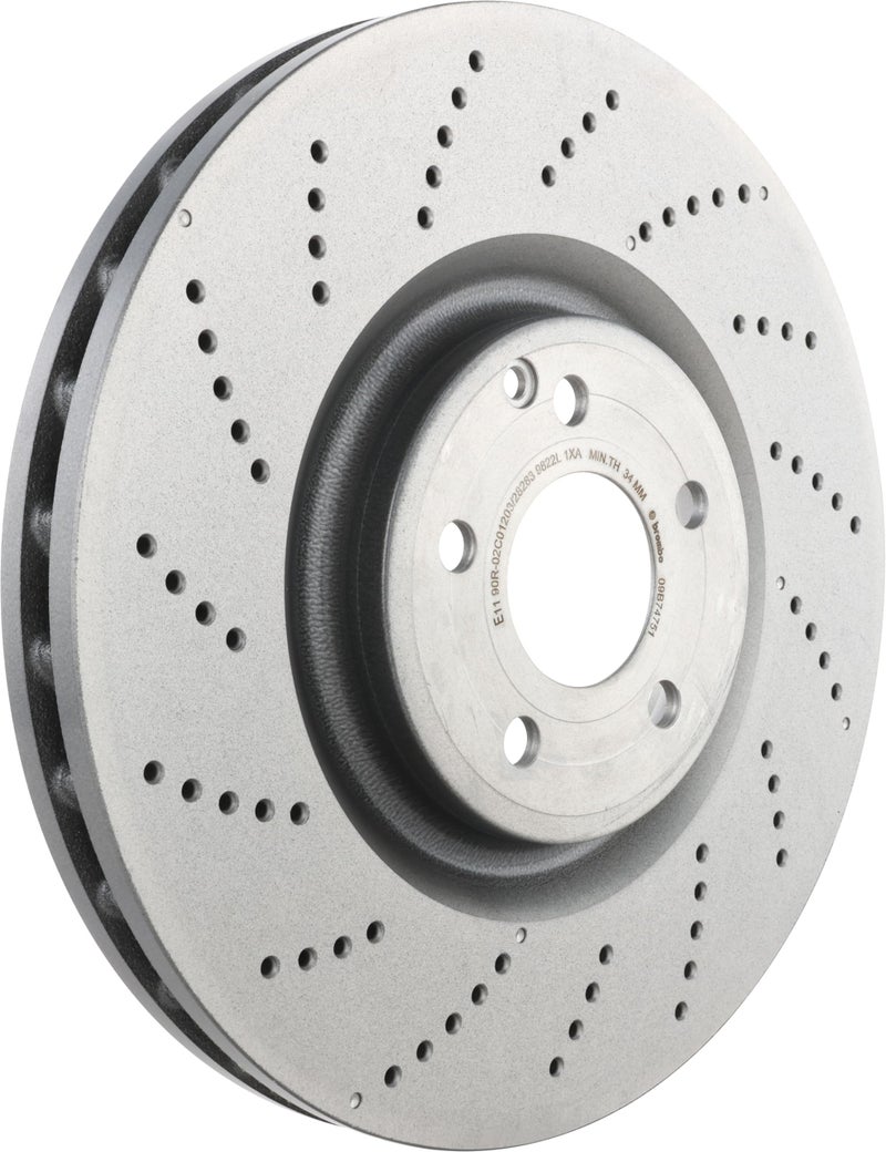 Brembo 09.B747.51 UV Coated Front Disc Brake Rotor - Image 1