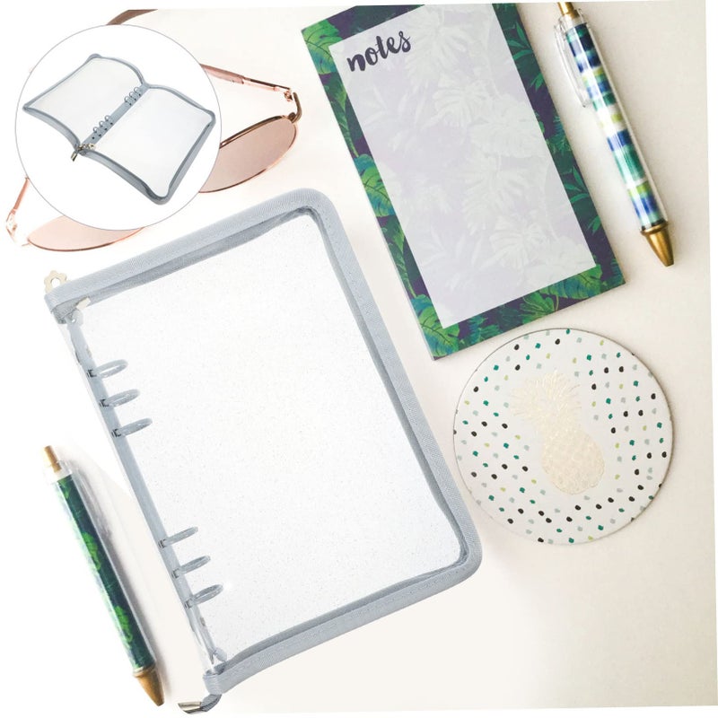 25X18CM Zipper Binder Cover For Notebooks Scrapbooking Office Lightweight Protects Notes - Image 5