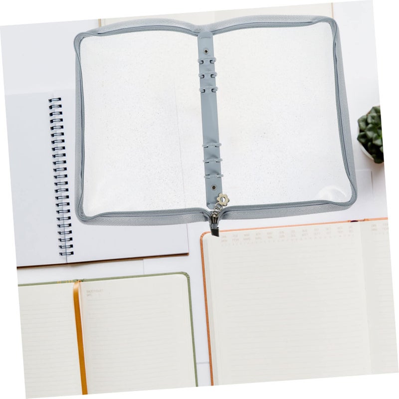 25X18CM Zipper Binder Cover For Notebooks Scrapbooking Office Lightweight Protects Notes - Image 4
