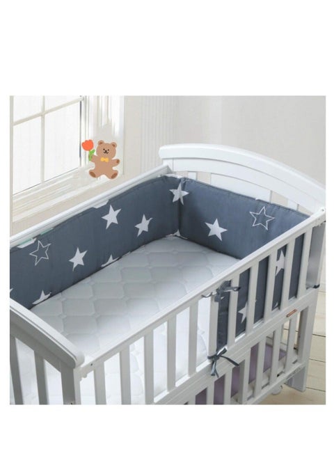 Piece 3.6M Comfortable Thicken Baby Cot Wrap Padded Crib  Fence Cover Liner Protector Anti-Collision Strip Cushion