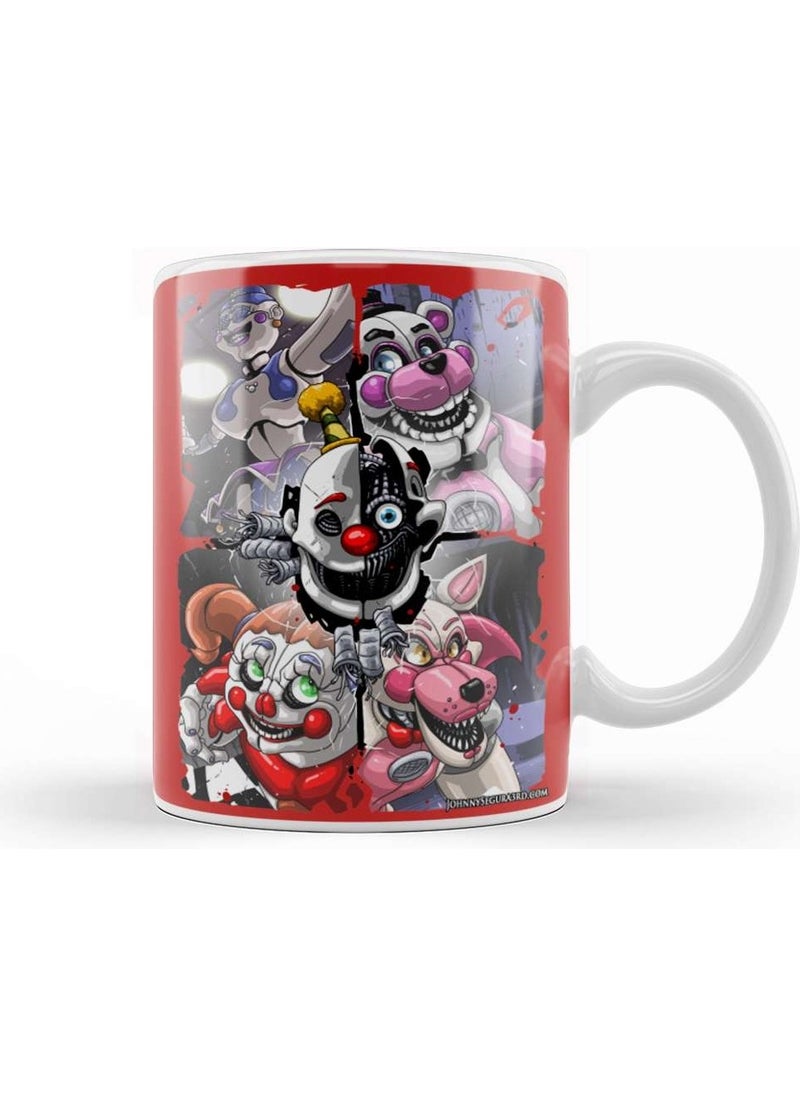 Baskı Dükkanı Print Shop Five Nights At Freddys Fantastic Mr Foxy Mug Porcelain 